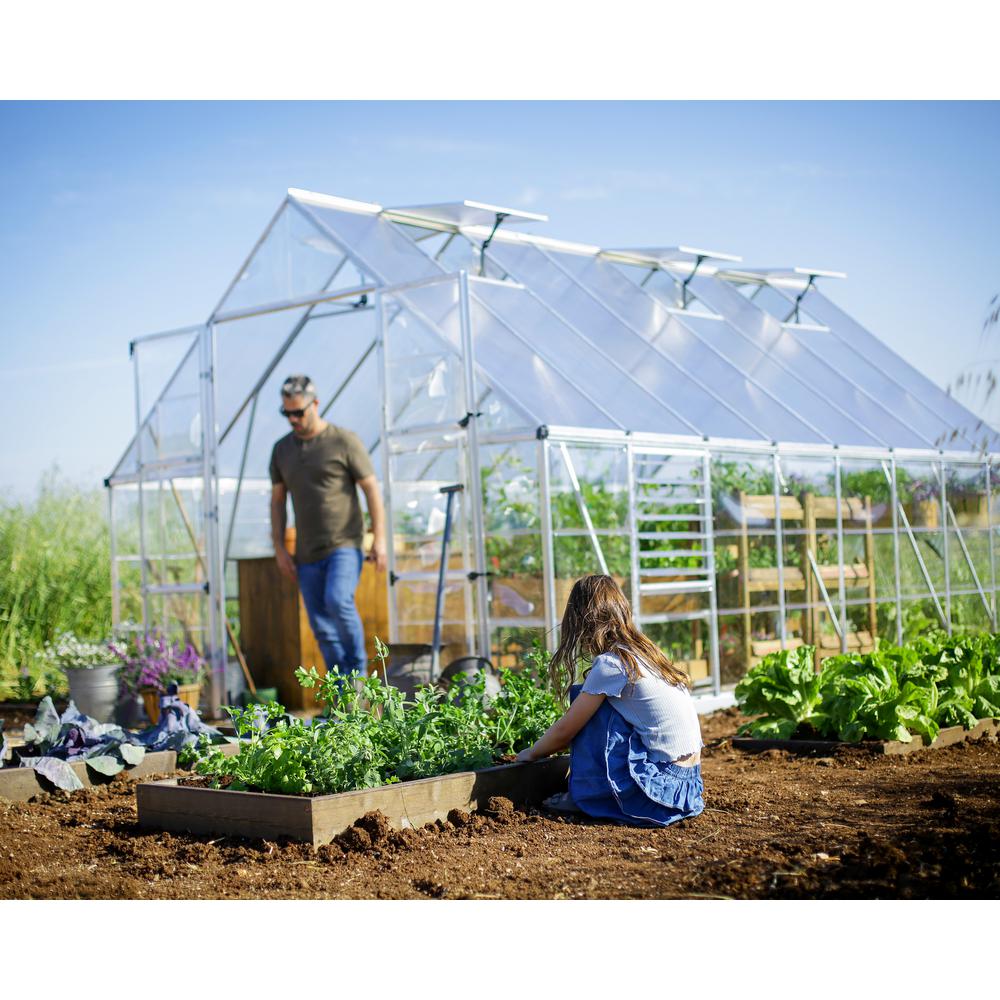 Balance 10' x 16' Greenhouse - Silver. Picture 16