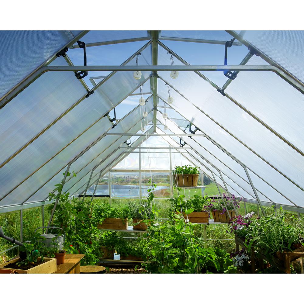 Balance 10' x 16' Greenhouse - Silver. Picture 20