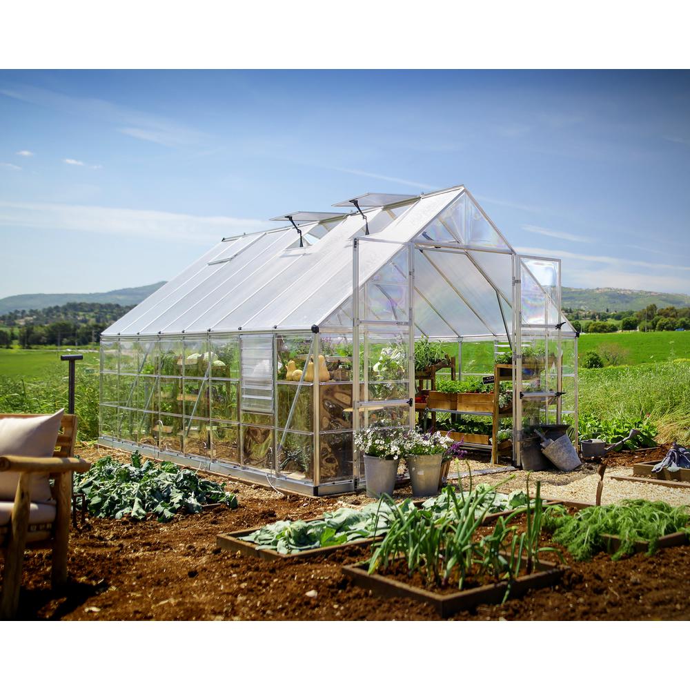 Balance 10' x 16' Greenhouse - Silver. Picture 21