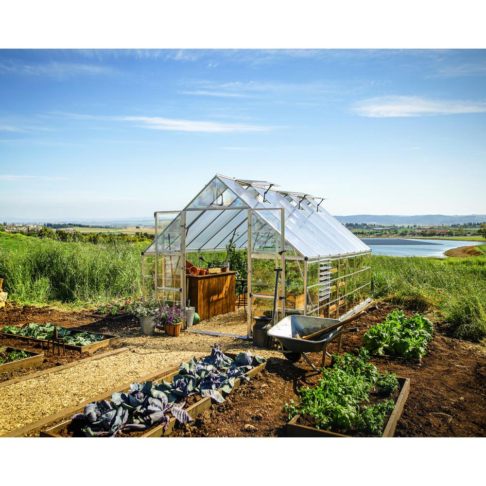 Balance 10' x 16' Greenhouse - Silver. Picture 22