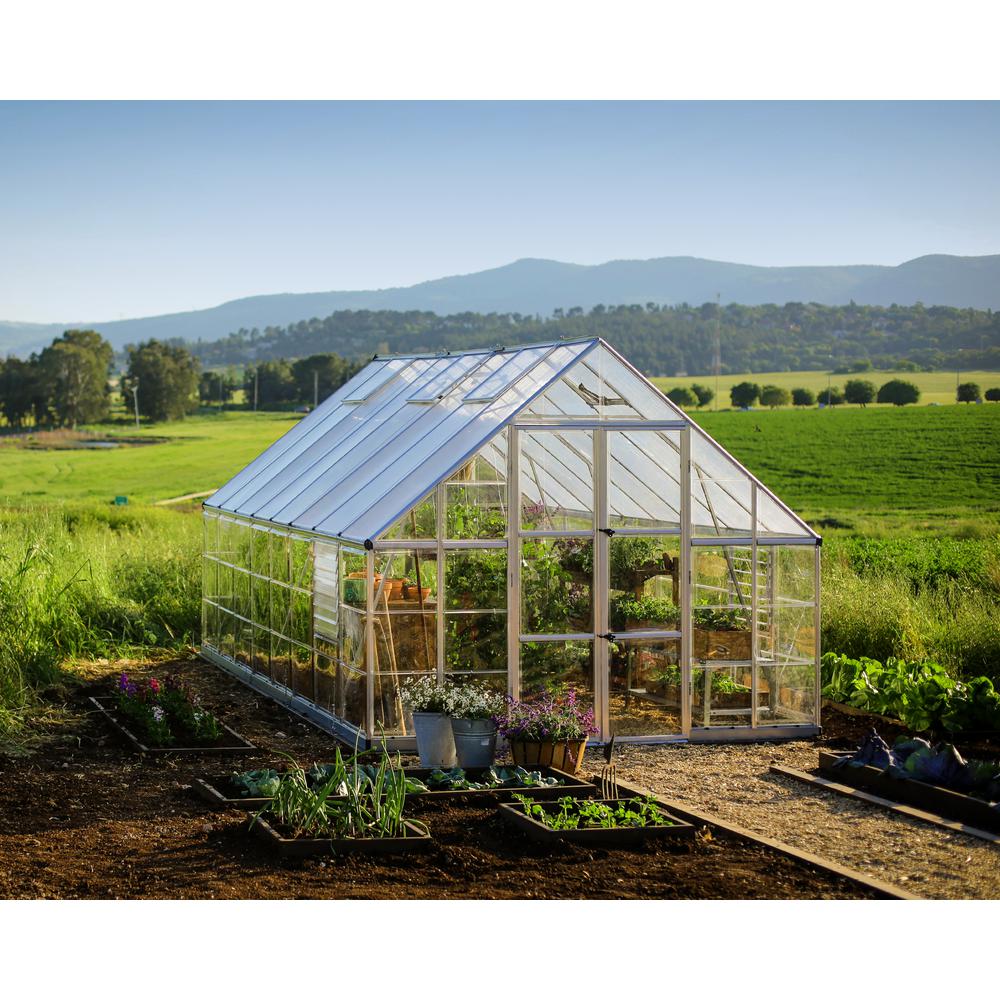 Balance 10' x 16' Greenhouse - Silver. Picture 25