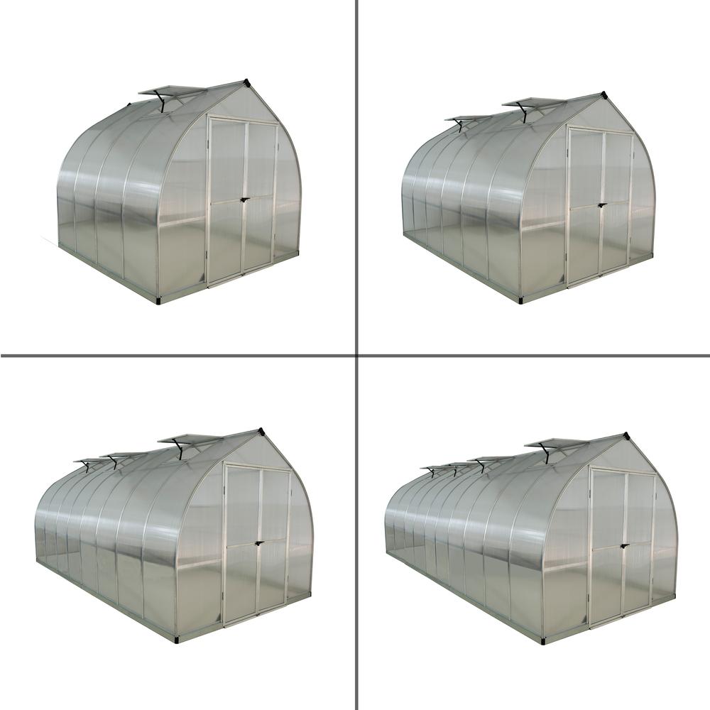 Bella 8' x 8' Greenhouse. Picture 1