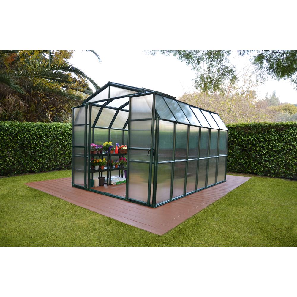 Grand Gardener 8' x 12' Greenhouse - Twin Wall. Picture 8
