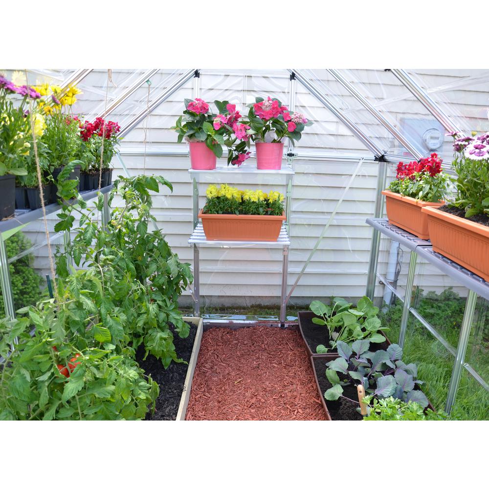 Snap & Grow 6' x 8' Greenhouse - Silver. Picture 9