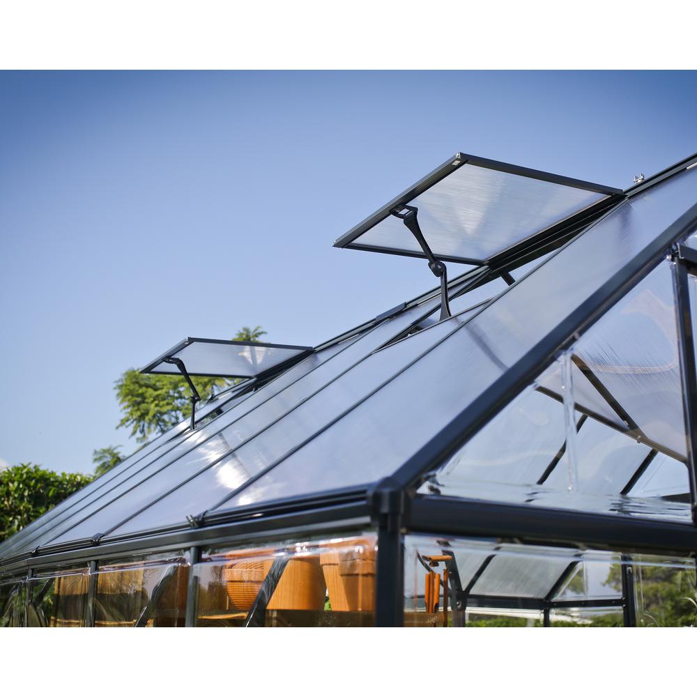Chalet 12' x 10' Greenhouse. Picture 4