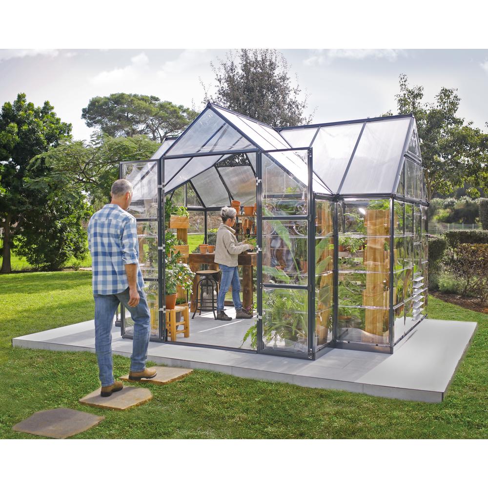Chalet 12' x 10' Greenhouse. Picture 22