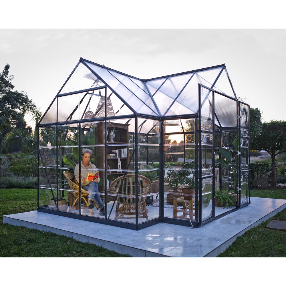 Chalet 12' x 10' Greenhouse. Picture 24