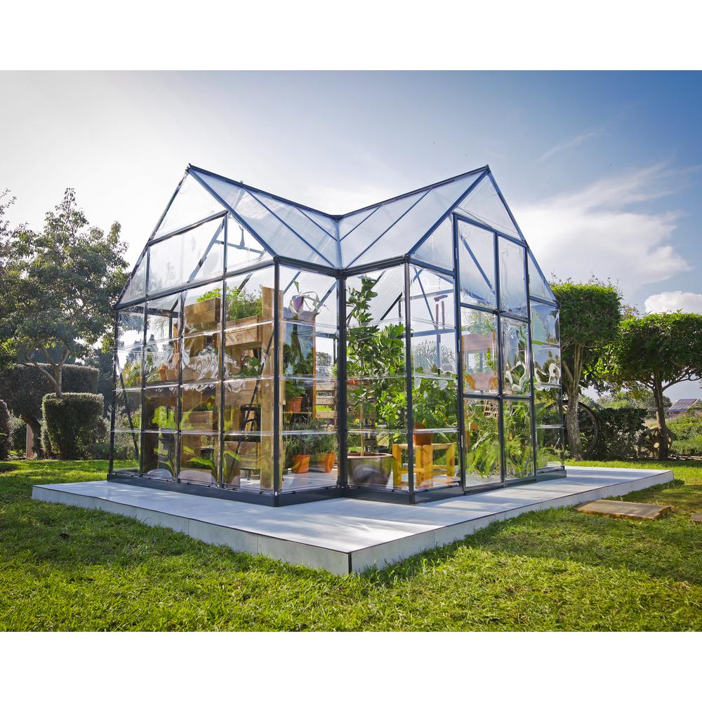 Chalet 12' x 10' Greenhouse. Picture 34