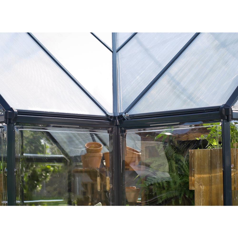 Chalet 12' x 10' Greenhouse. Picture 36