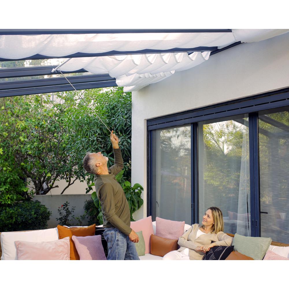 Stockholm Patio Cover Roof Blinds 11' x 12'. Picture 12