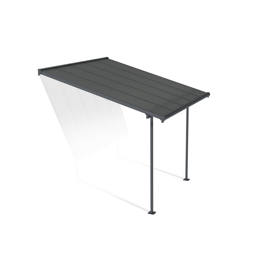 Sierra 10' x 10' Patio Cover - Gray/Bronze. Picture 1
