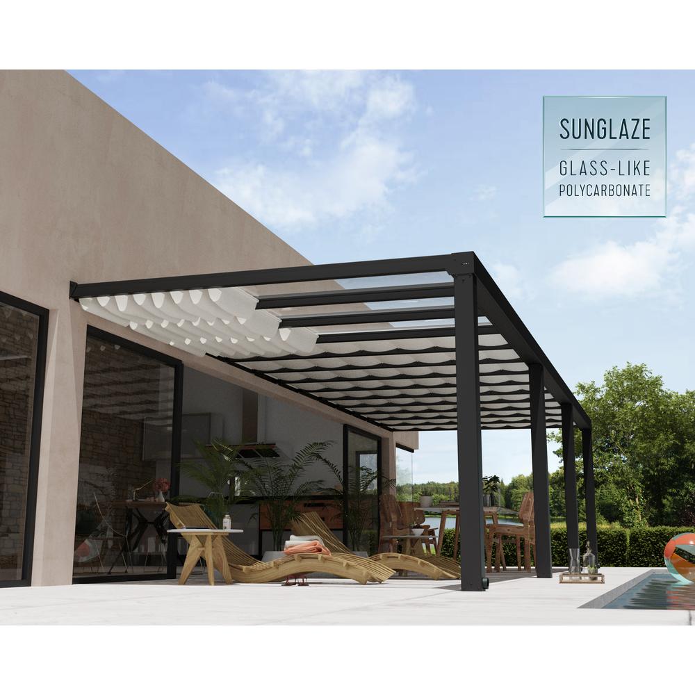 Stockholm Patio Cover Roof Blinds 11' x 31'. Picture 3