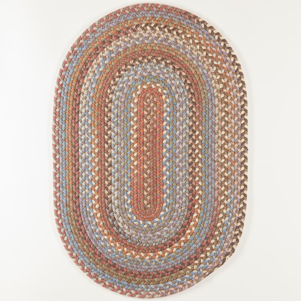 Bar Harbor Mocha Multi 3X5 Oval. Picture 1