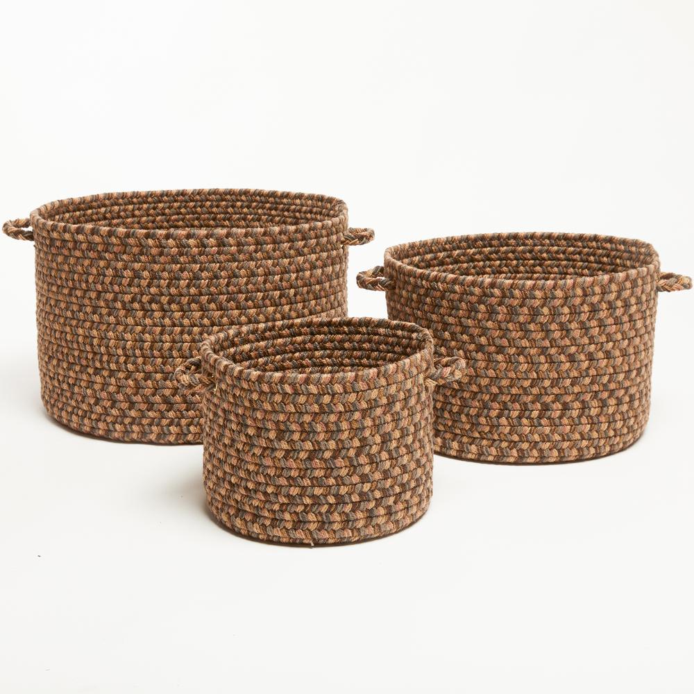 Camden Shades of Brown 10" x 8" Basket. Picture 8