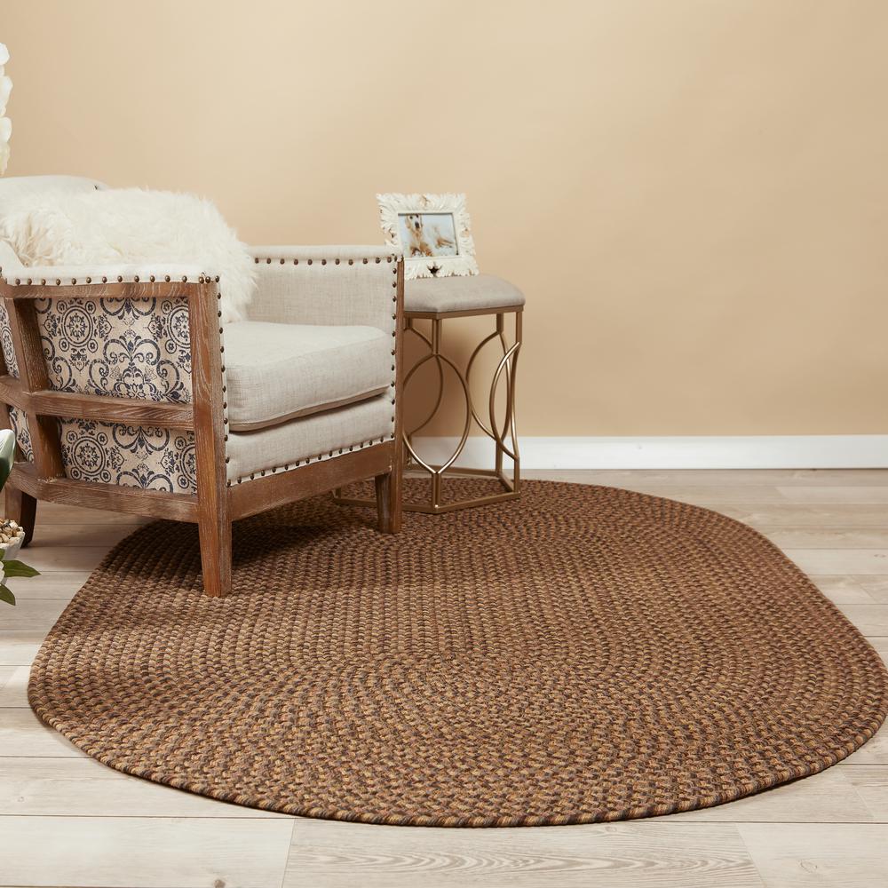 Camden Shades of Brown 3X5 Oval. Picture 4