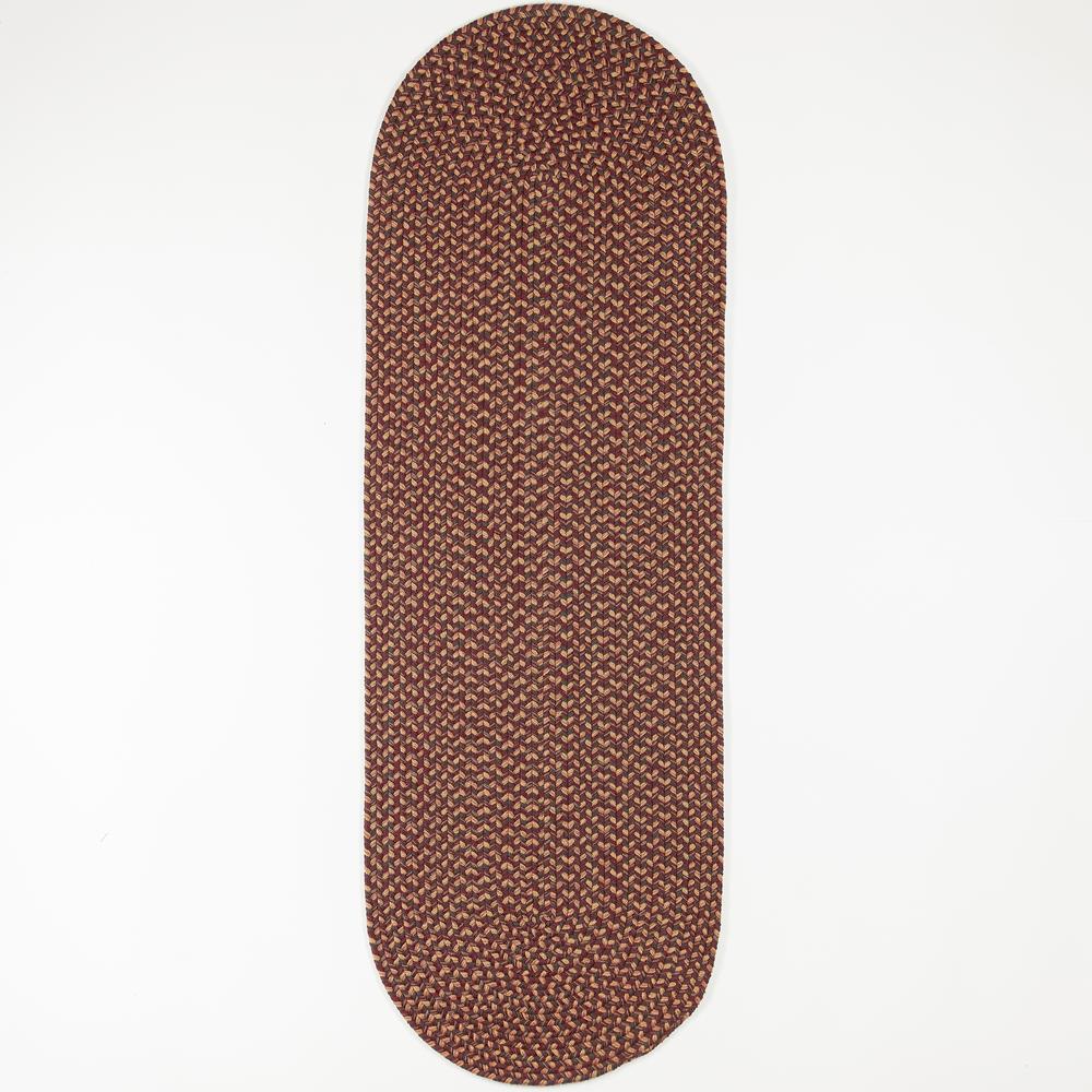 Camden Garnet Tweed 2X6 Runner. Picture 1