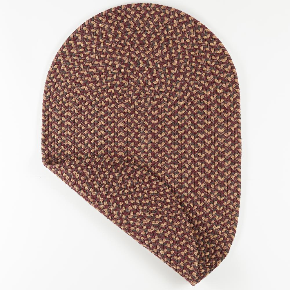 Camden Garnet Tweed 2X8 Runner. Picture 7