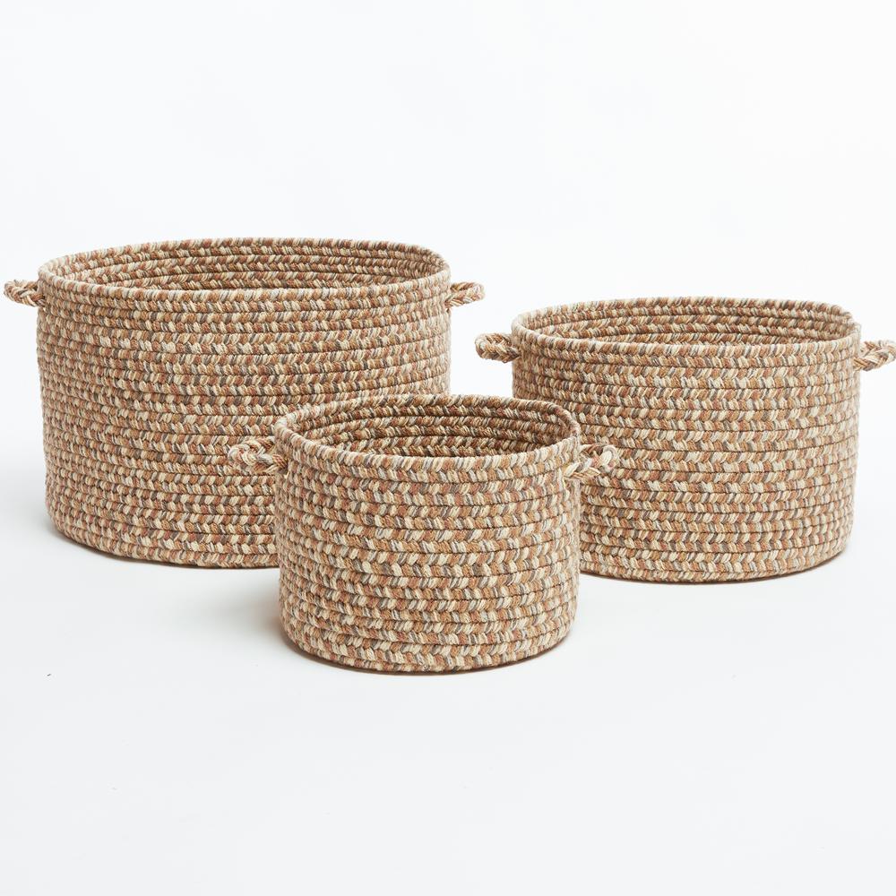 Camden Natural Tweed 10" x 8" Basket. Picture 8