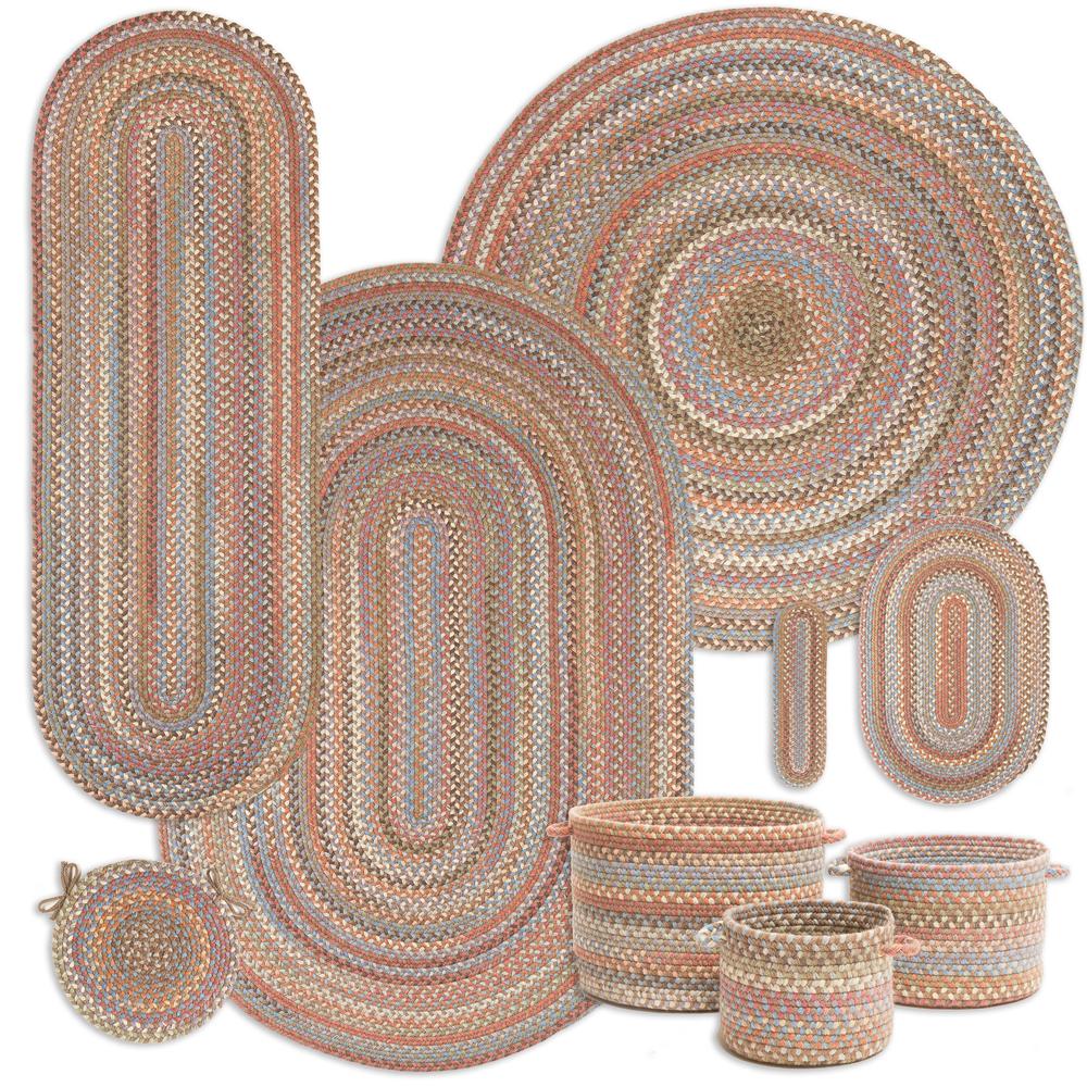 Bar Harbor Mocha Multi 8X11 Oval. Picture 3