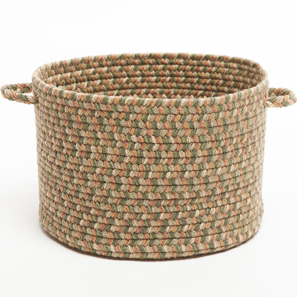 Camden Basil Tweed 10" x 8" Basket. Picture 1