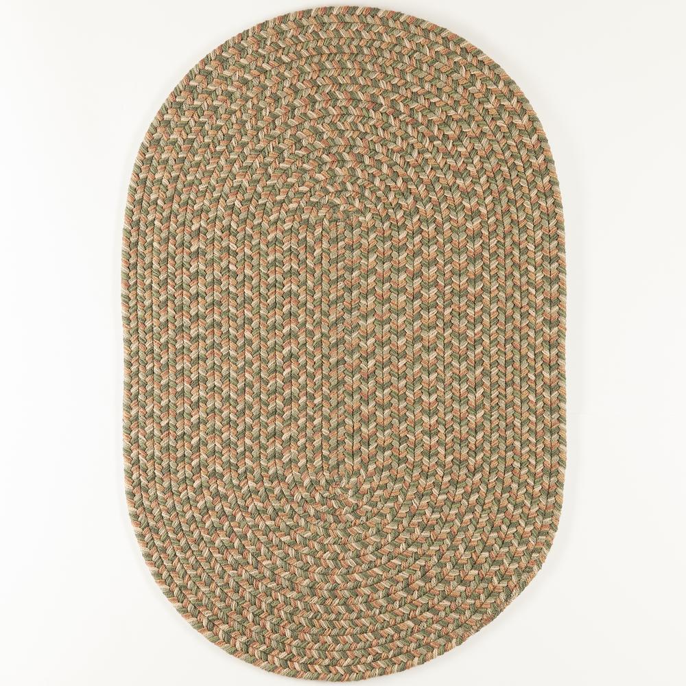 Camden Basil Tweed 2X3 Oval. Picture 1