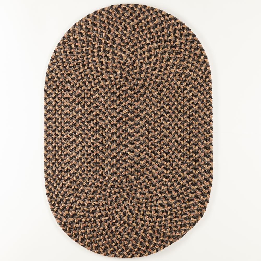 Camden Shadow tweed 2X3 Oval. Picture 1