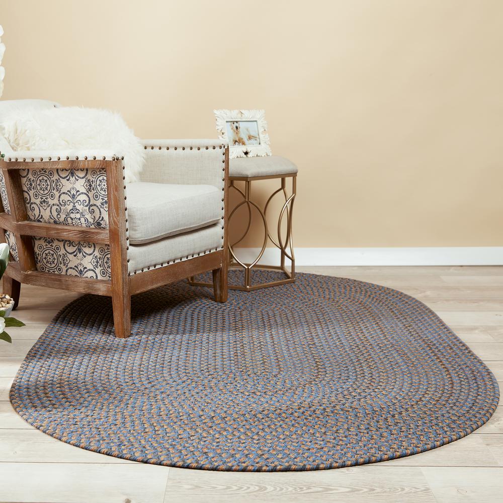 Camden Denim Blue Tweed 2X8 Runner. Picture 4