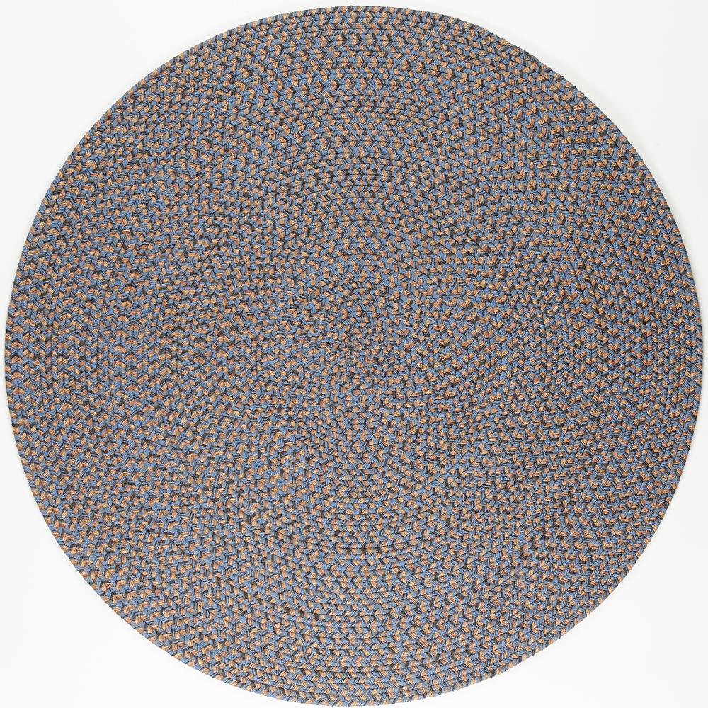 Camden Denim Blue Tweed 10' Round. Picture 1