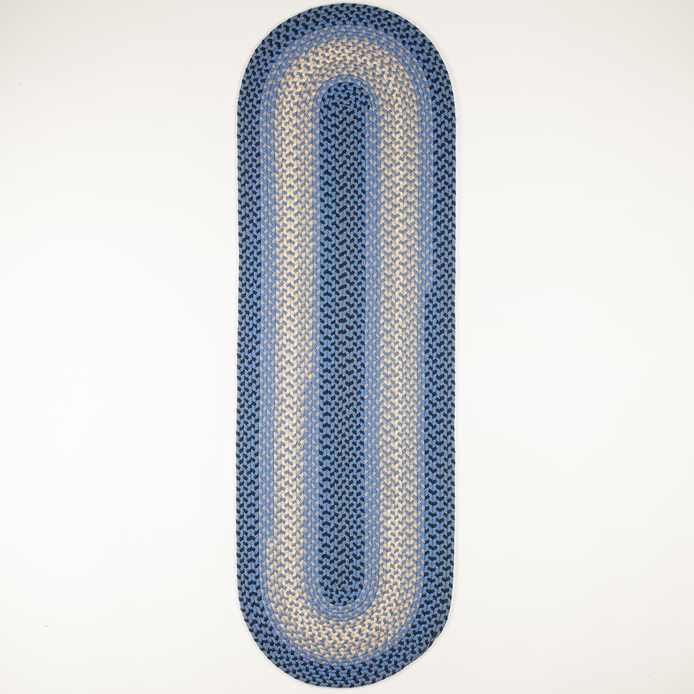 Twin River Blue Multi 2X6 Runner. Picture 1
