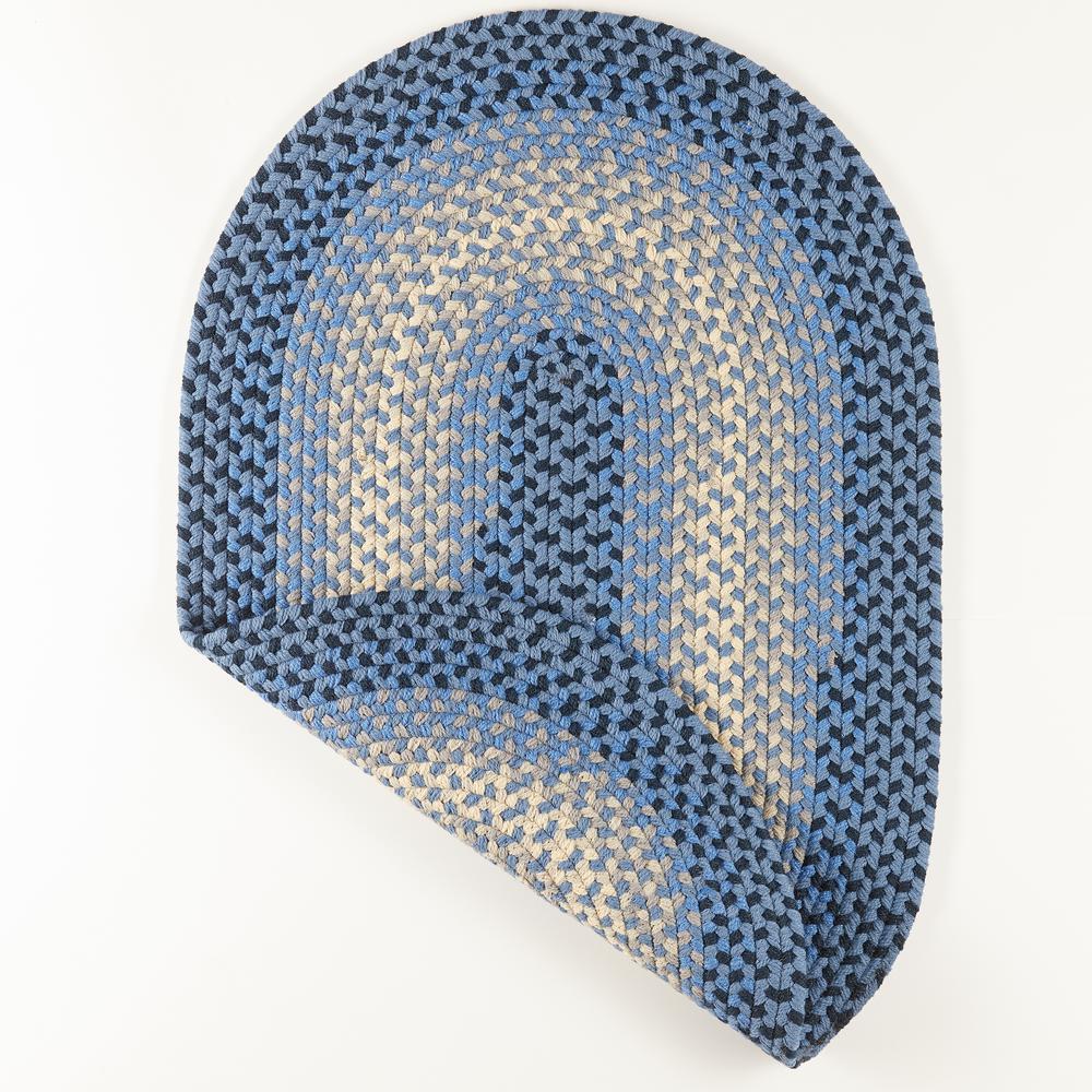 Twin River Blue Multi 5X8 Oval. Picture 7