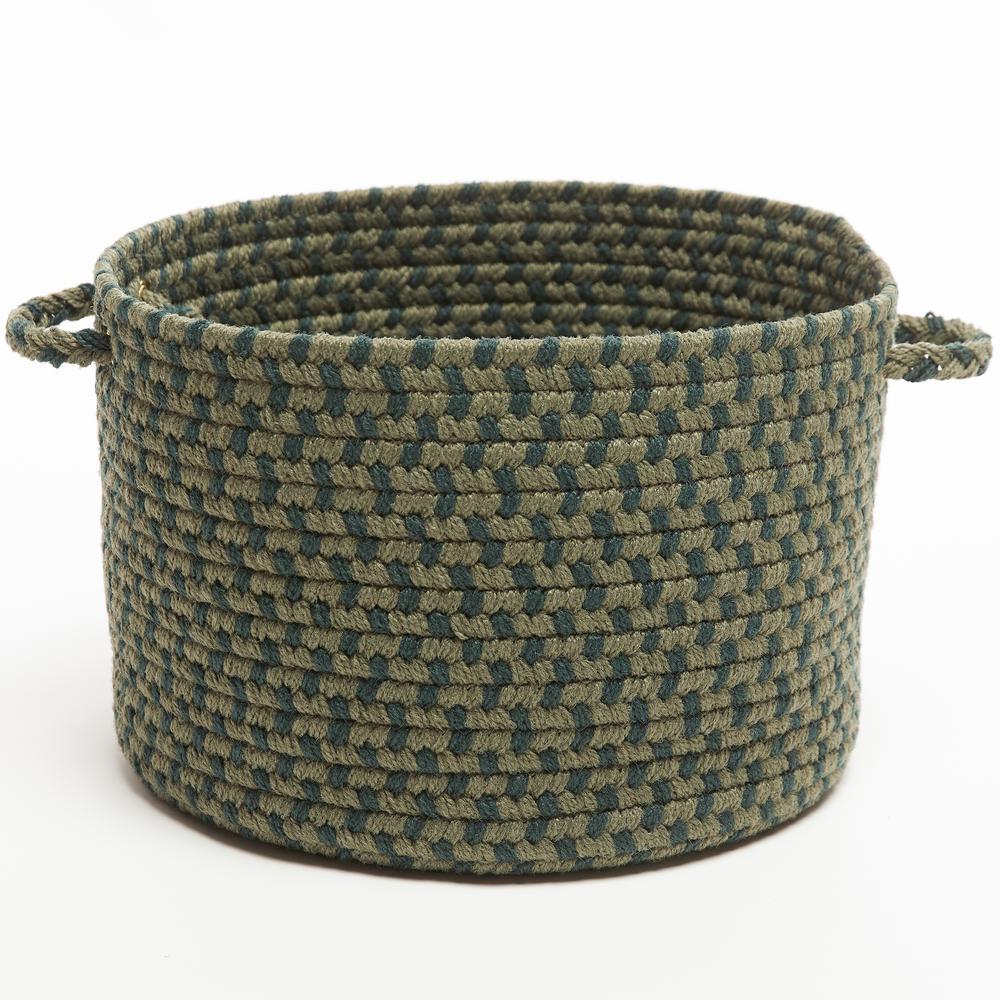 Twin River Green Multi 14" x 10" Basket. Picture 1