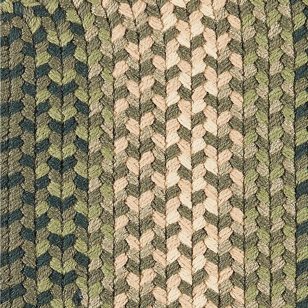 Twin River Green Multi 7X9 Oval. Picture 2