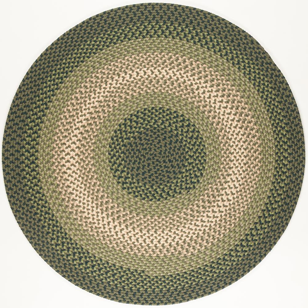 Twin River Green Multi 8' Round. Picture 1