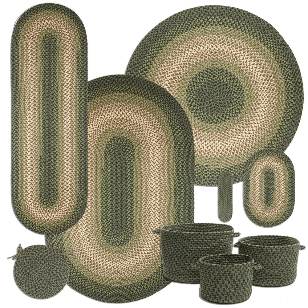 Twin River Green Multi 10' Round. Picture 3
