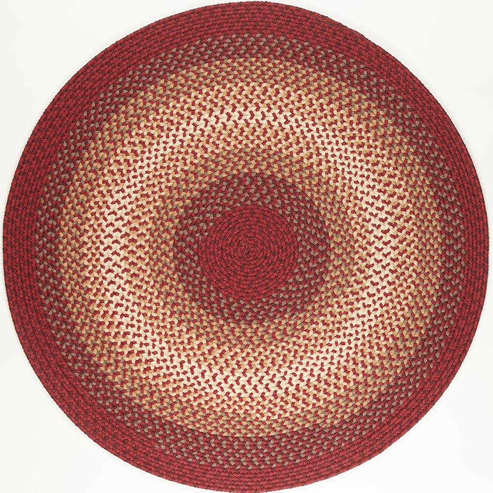 Twin River Red Multi 8' Round. Picture 1