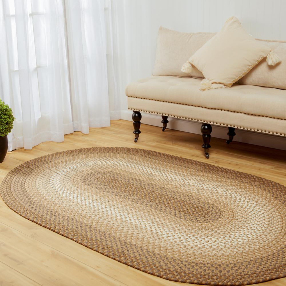 Twin River Natural Multi 5X8 Oval. Picture 4