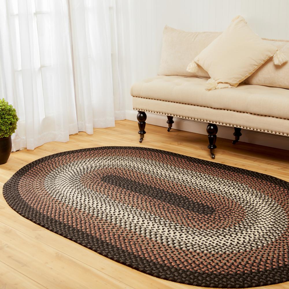 Twin River Black Multi 2X3 Oval. Picture 4