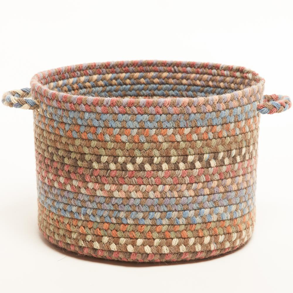 Bar Harbor Mocha Multi 10" x 8" Basket. Picture 1
