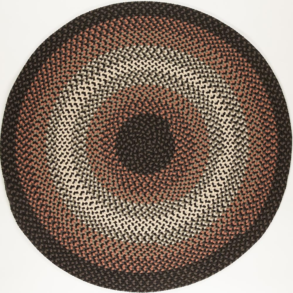 Twin River Black Multi 8' Round. Picture 1