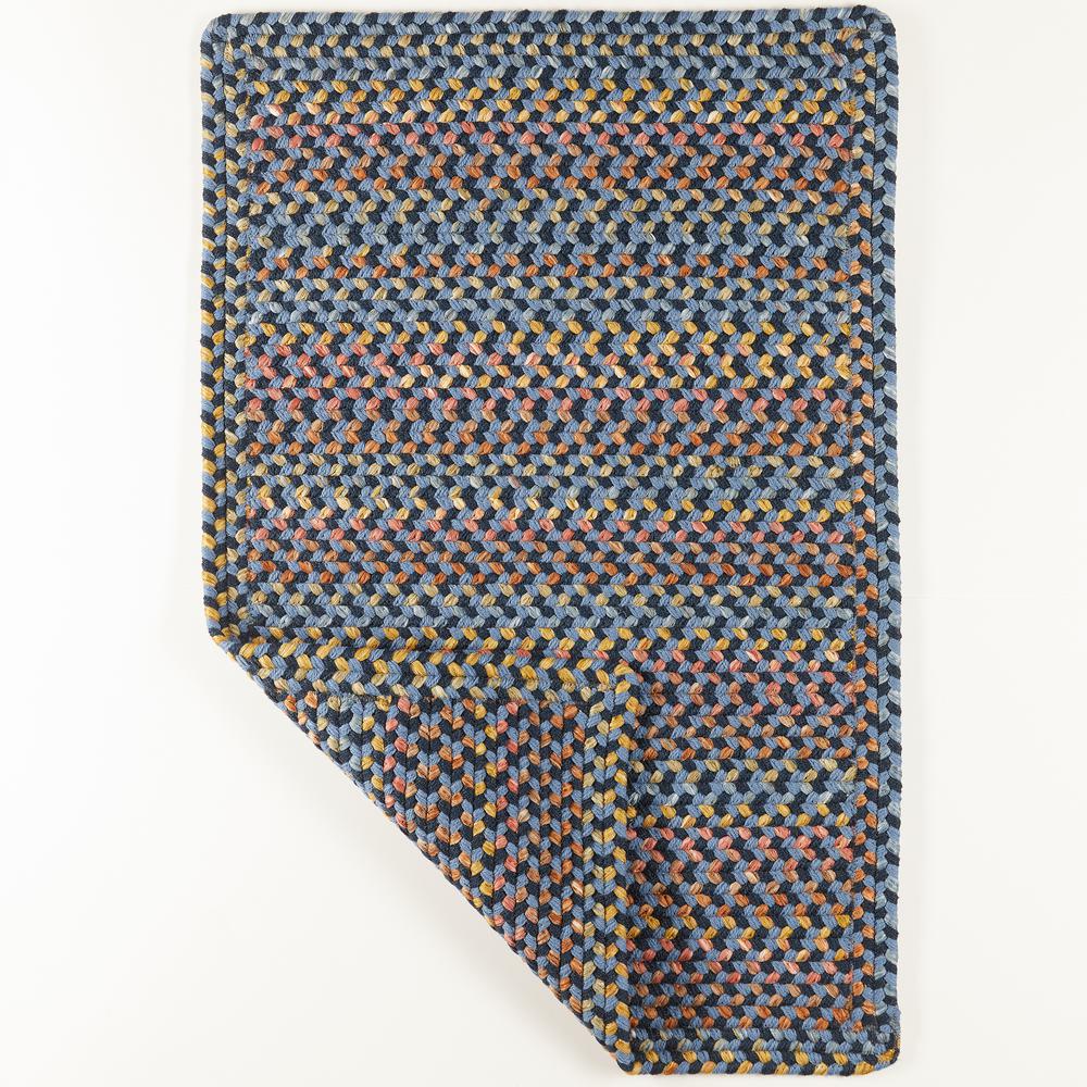 Woodstock Indigo Multicolor 6' Square. Picture 7