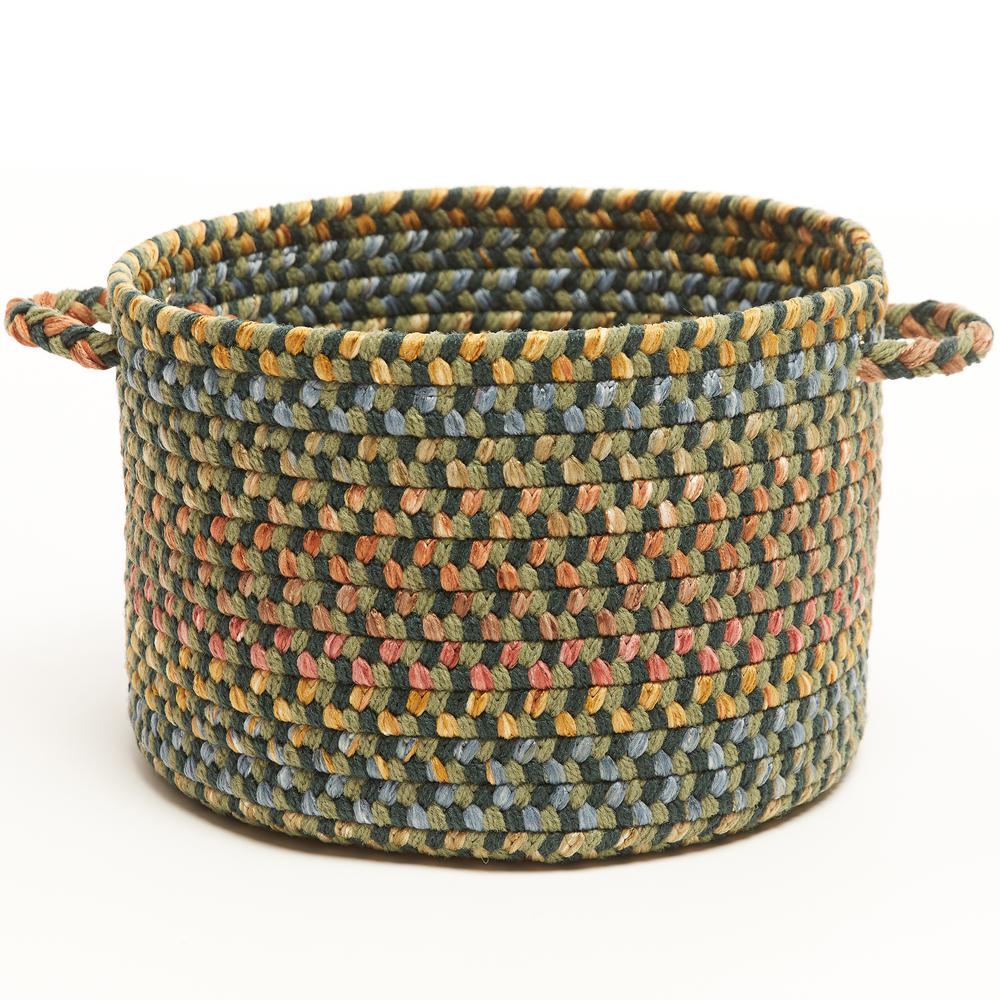 Woodstock Forest Multicolor 10" x 8" Basket. Picture 1