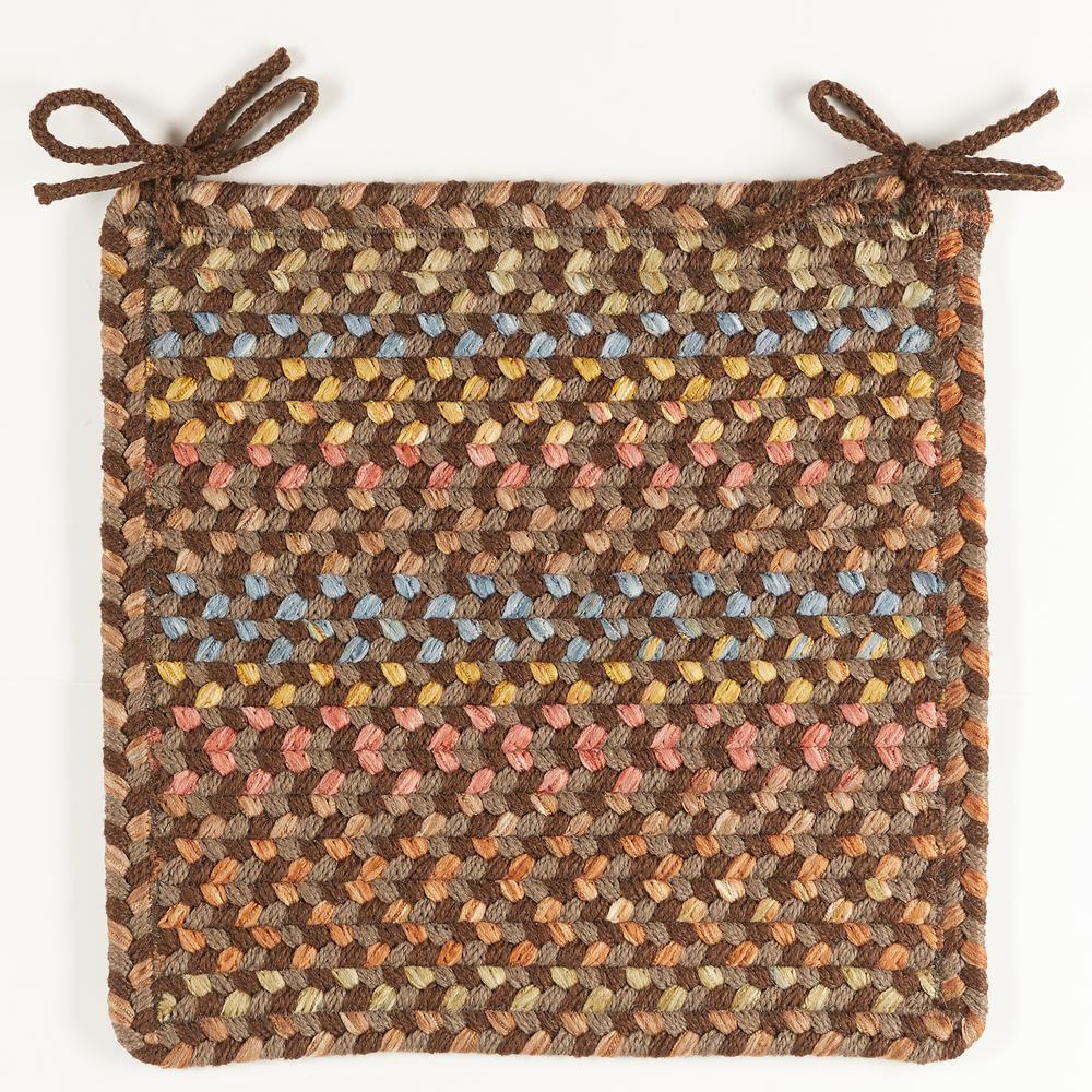 Woodstock Hickory Multicolor 15" Chair Pad. Picture 1