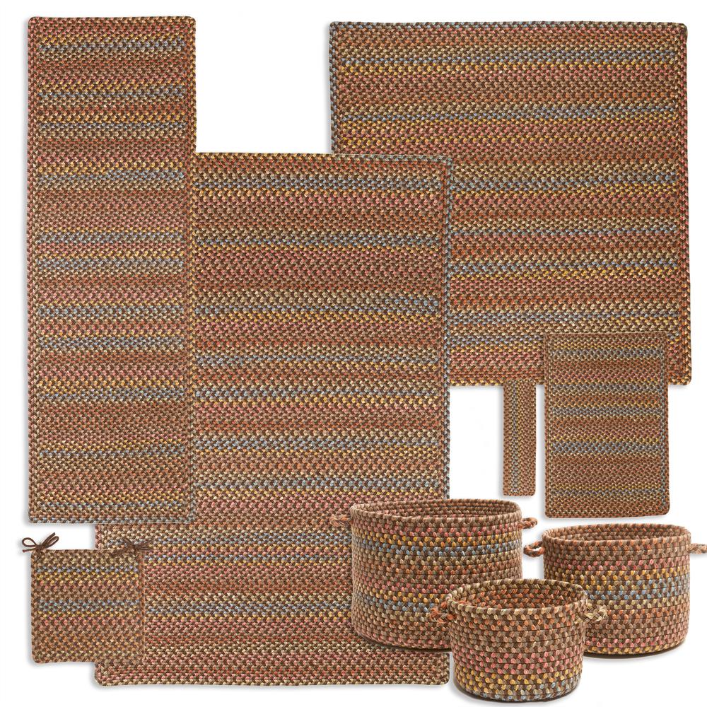 Woodstock Hickory Multicolor 2X4 Rectangle. Picture 3