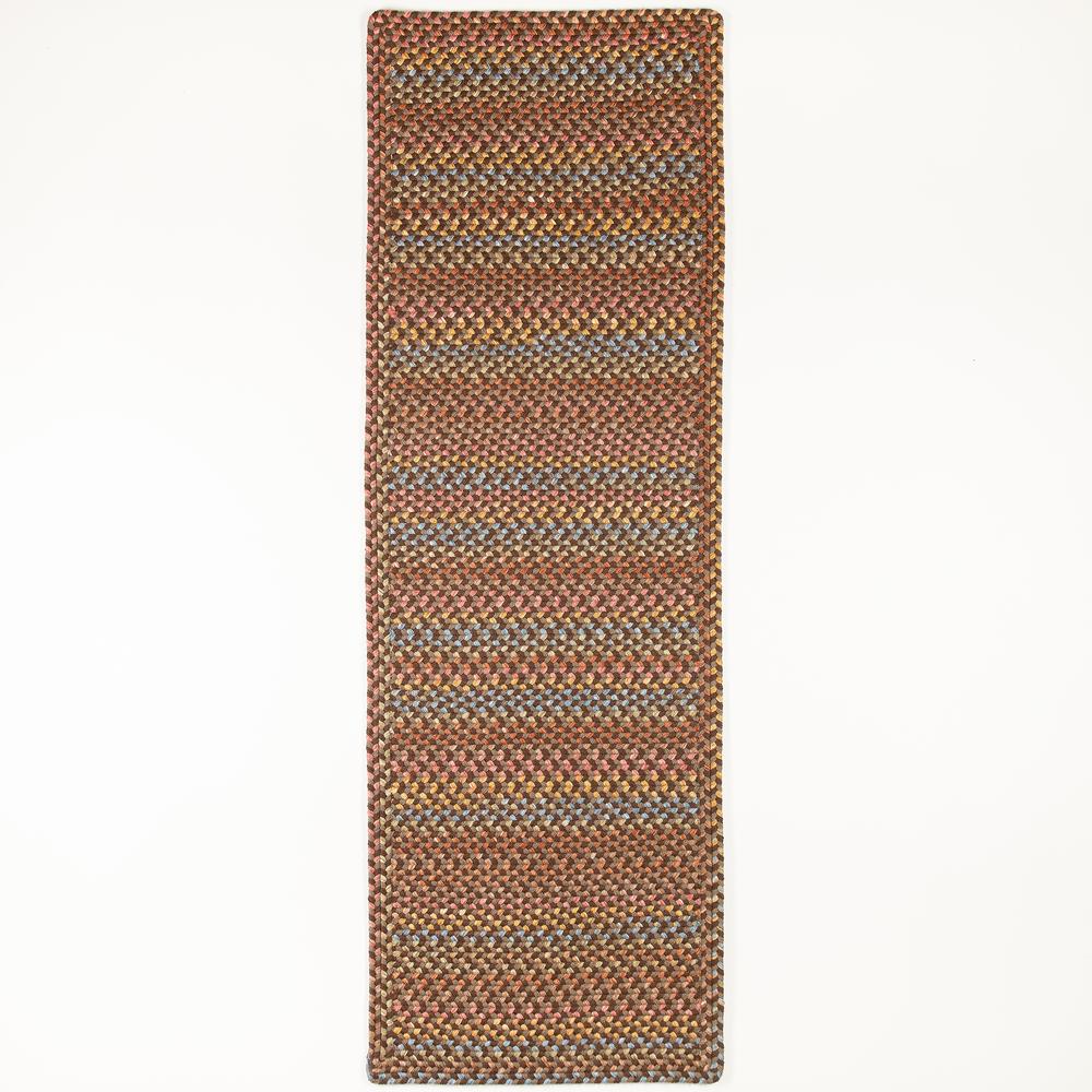 Woodstock Hickory Multicolor 2X8 Rect-Runner. Picture 1