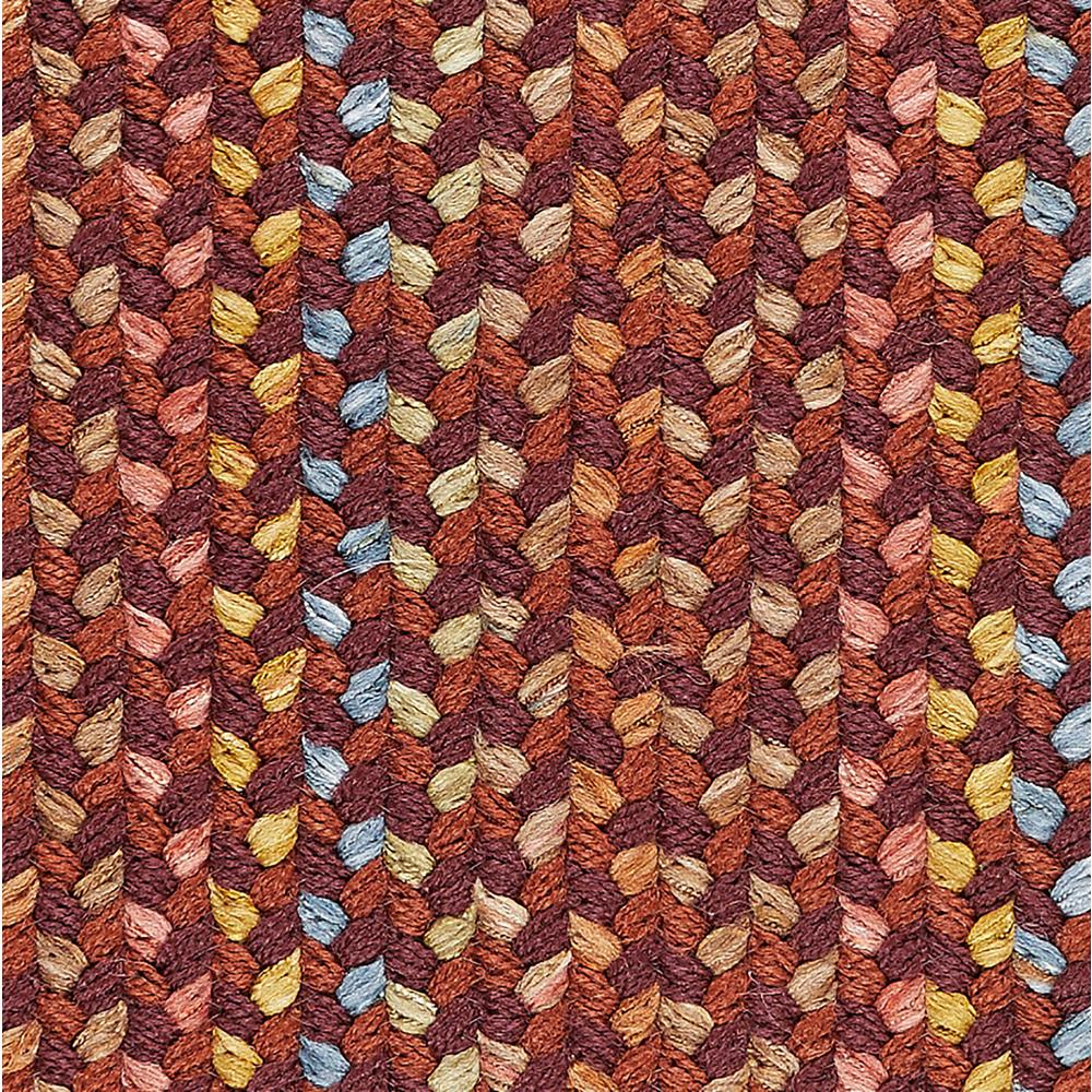 Woodstock Maroon Multicolor 2X8 Rect-Runner. Picture 2