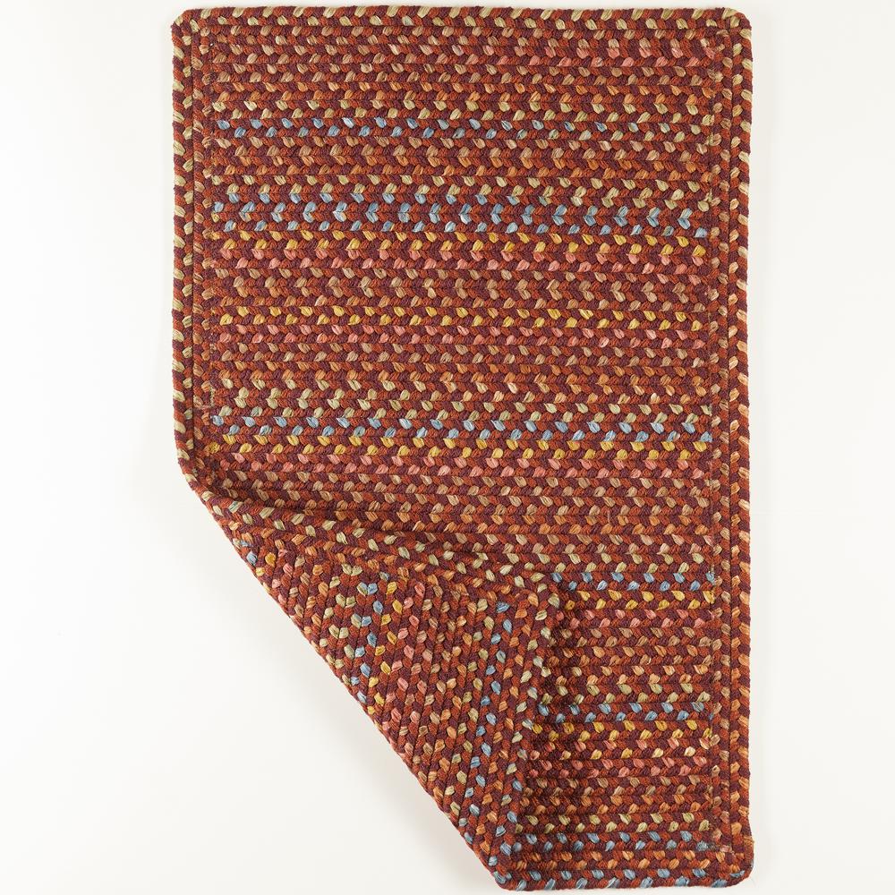 Woodstock Maroon Multicolor 3X5 Rectangle. Picture 6