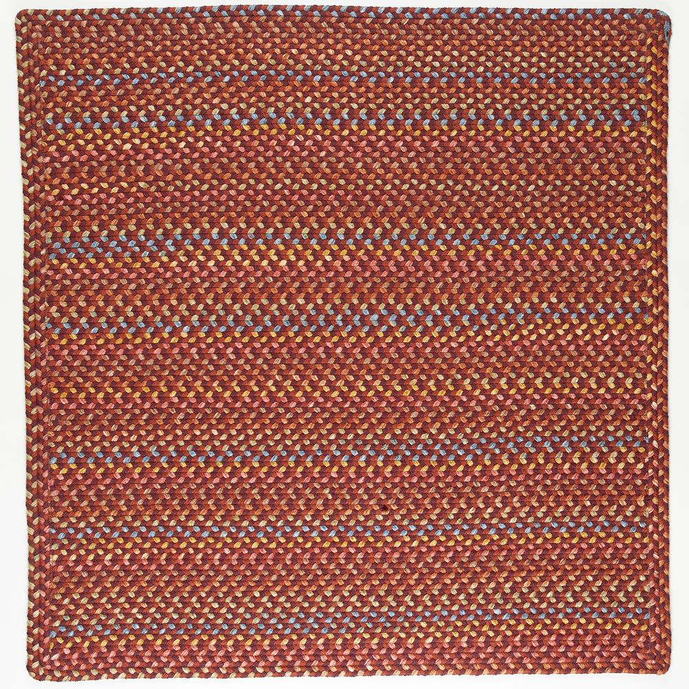 Woodstock Maroon Multicolor 8' Square. Picture 1