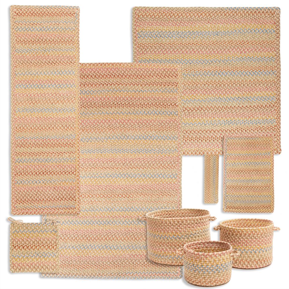 Woodstock Khaki Multicolor 2X6 Rect-Runner. Picture 3