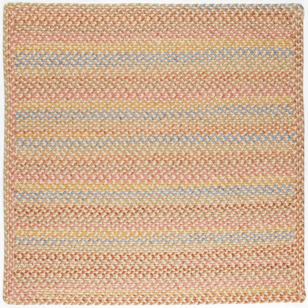 Woodstock Khaki Multicolor 6' Square. Picture 1