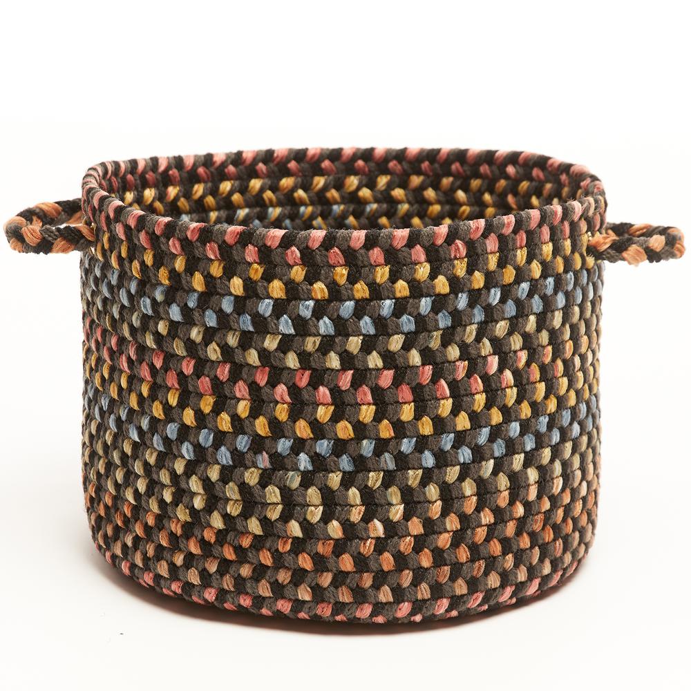Woodstock Onyx Multicolor 14" x 10" Basket. Picture 1